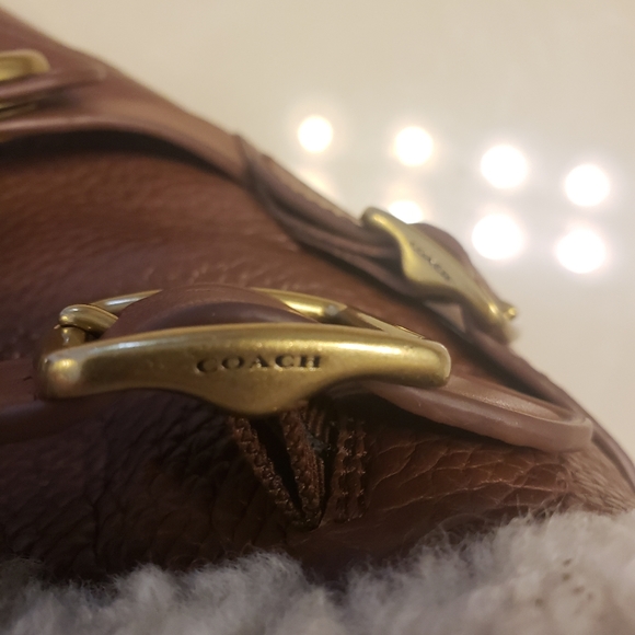 Coach Preston Leather and Sherling Booties 9.5 - Picture 8 of 16